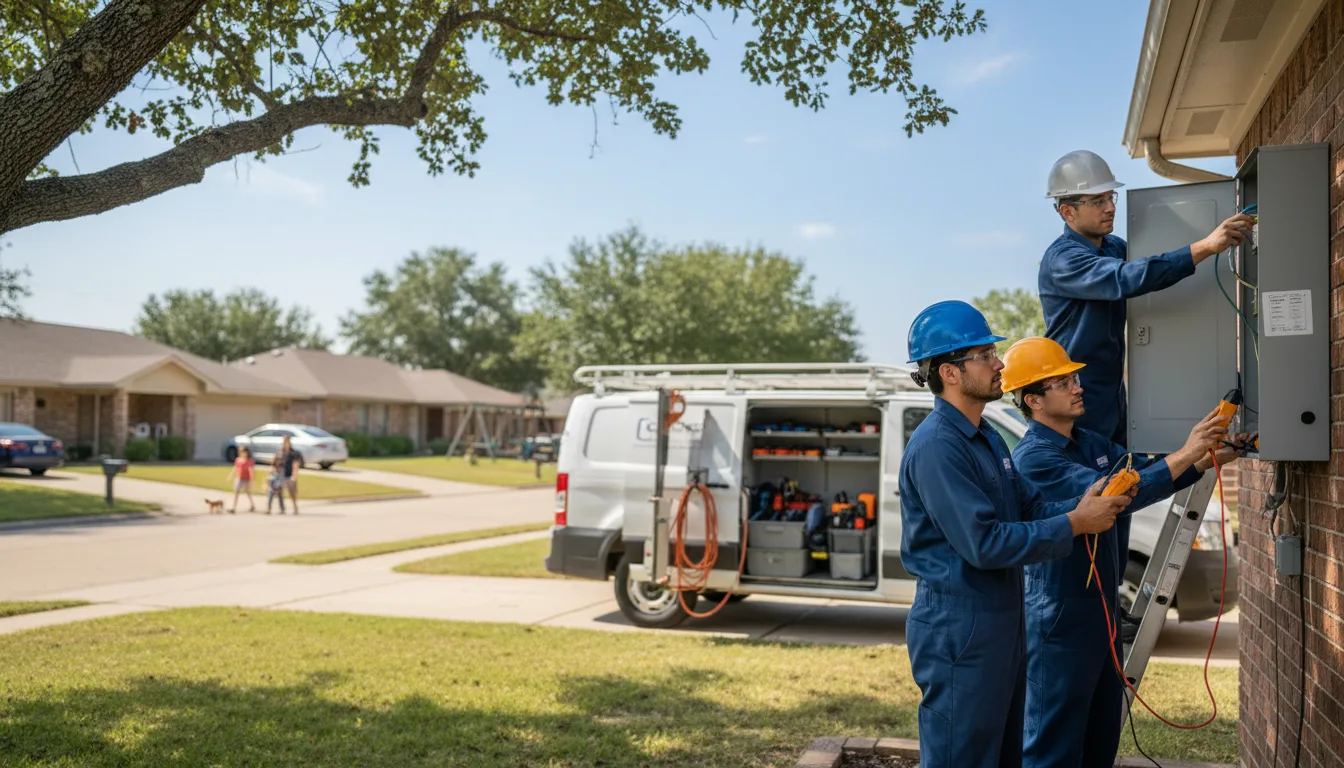 Certified electrician providing emergency electrical services in Reedville, VA